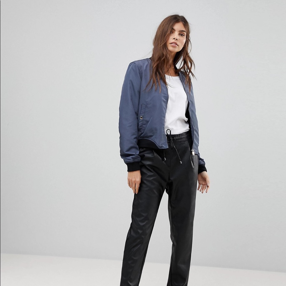 Vero Moda Blue Bomber Jacket